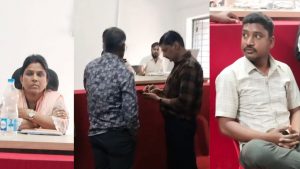 acb action in janjgir pamgarh additional tehsildar and patwari caught with 35000 rupees bribe