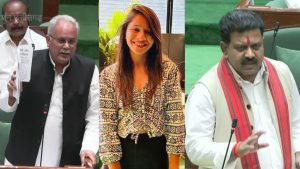 cg budget session 2026 navya malik bhupesh baghel, deputy cm vijay sharma
