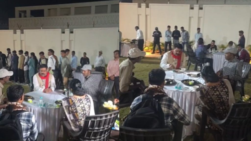 raipur Surrendered Naxalites had dinner at Deputy CM Vijay Sharma house