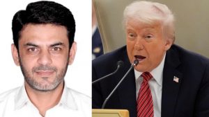 Asif Raza Merchant and Donald Trump