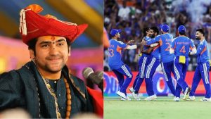 Baba Bageshwar congratulated India on their T20 victory.