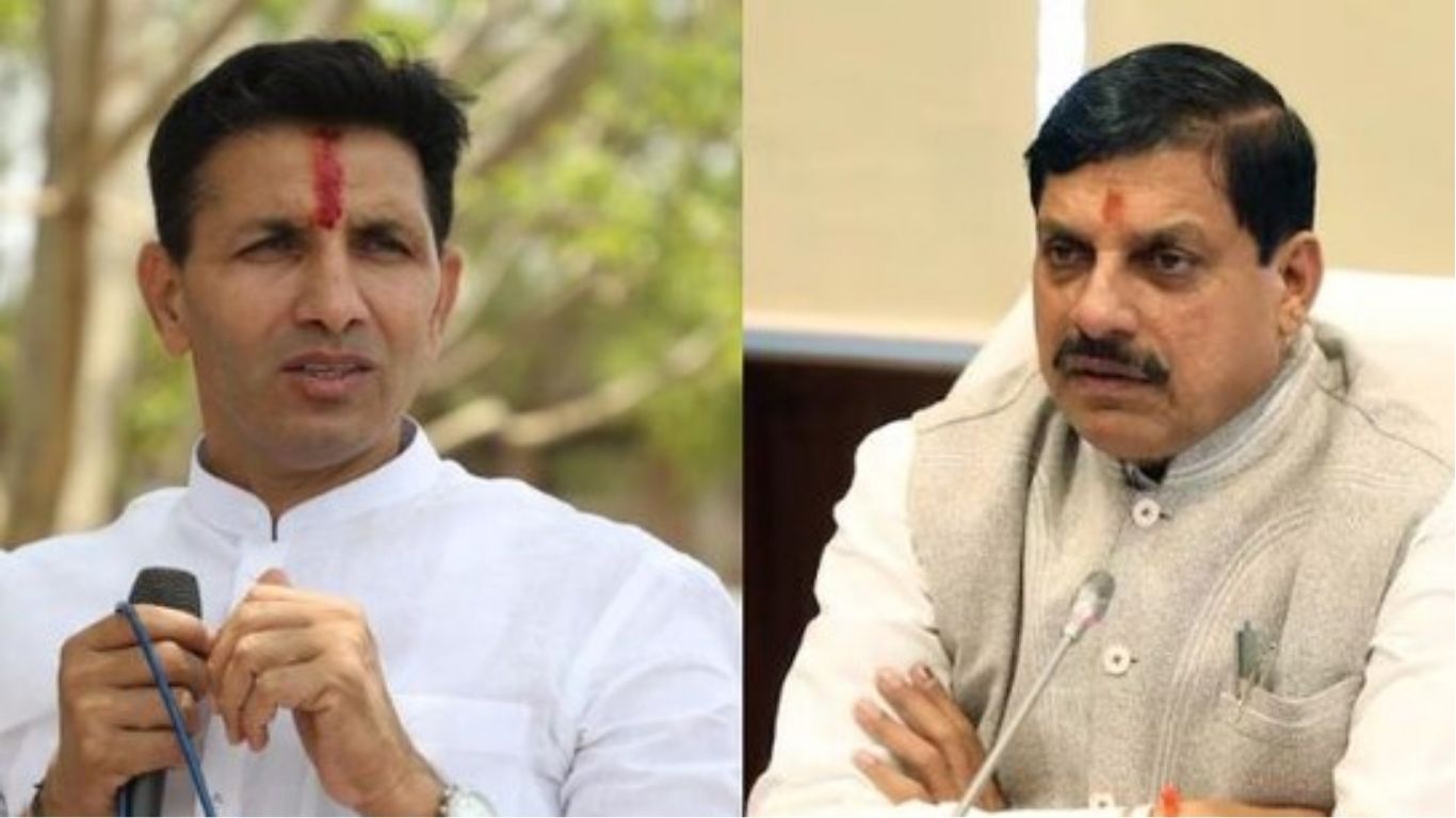 CM Mohan Yadav and Jitu Patwari