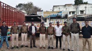 Police action across the state in case of illegal animal transportation.