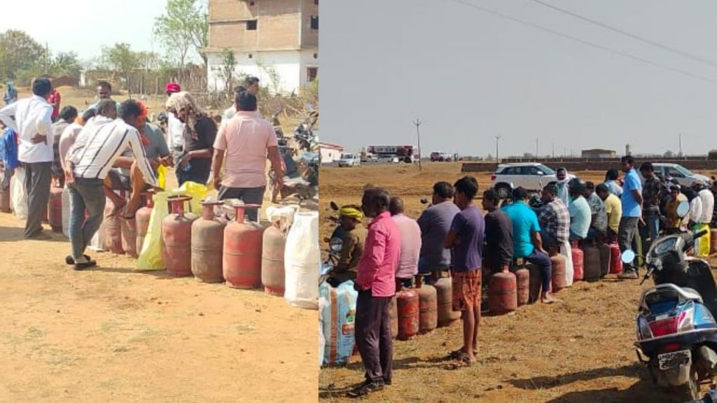 mauganj lpg gas cylinder shortage