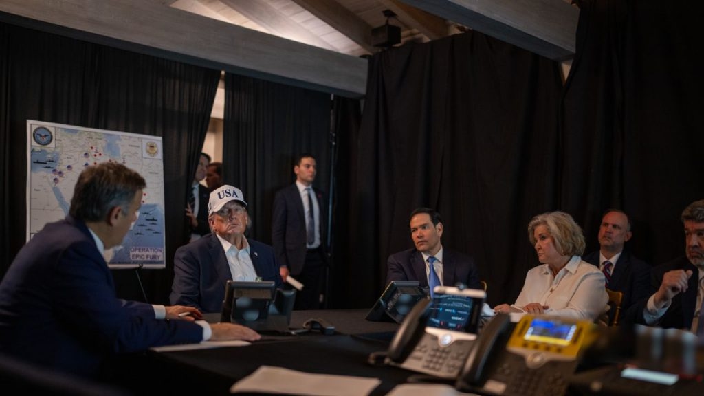 iran israel us war Donald Trump was in war room during attack on Iran