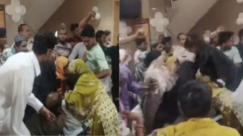 Fistfight breaks out at hospital.