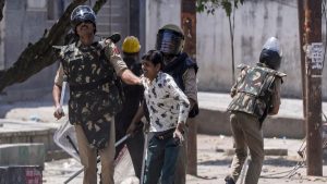 Noida Employees Protest