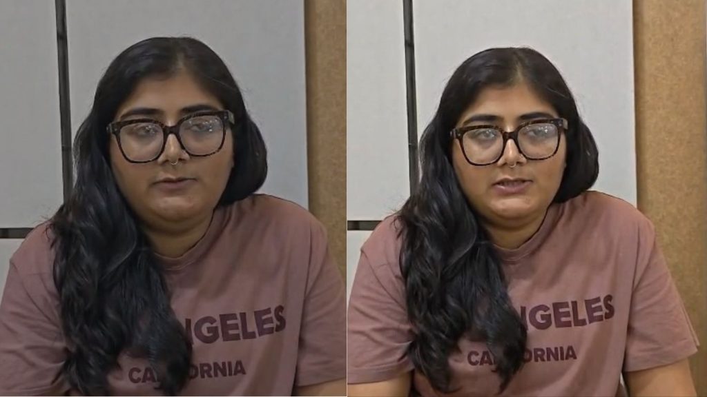The MLA's daughter presented her side of the story by making a video.