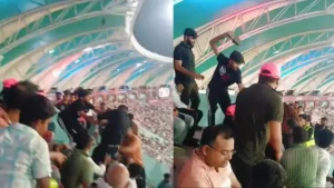 Fans Clash During Match