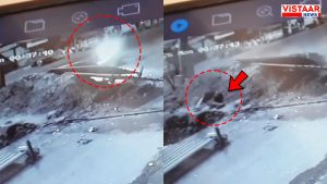 Bike rider falls into 15 feet deep pit dug for Amrit Yojana