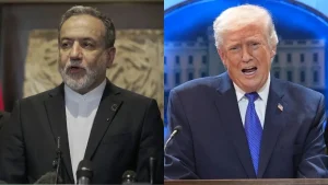 मसूद पेजेश्कियान और डोनाल्‍ड ट्रंप