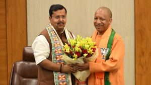 बीजेपी अध्‍यक्ष न‍ितिन नबीन और सीएम योगी