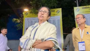 Mamata Banerjee in strong room