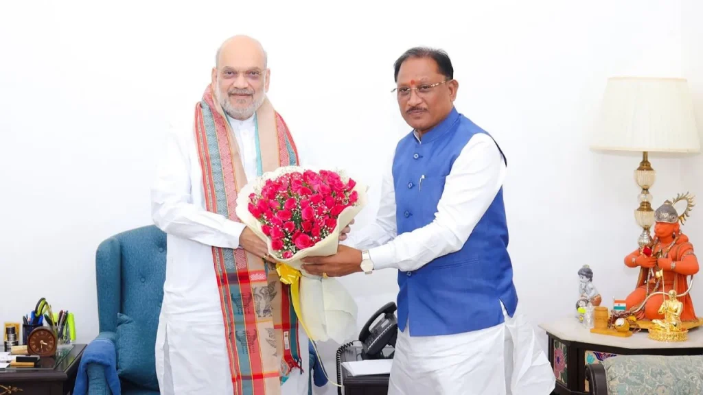 CM Vishnudev Sai met Amit Shah in Delhi
