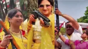 celebratory firing at wedding ceremony