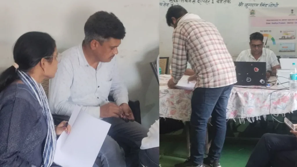 damoh-lokayukt-raid-panchayat-secretary-caught-with-6000-rupees-bribe