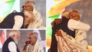 माखनलाल सरकार के पीएम मोदी ने छुए पैर