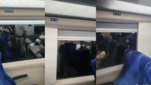 nagpur indore vande bharat stone pelting near ujjain railway station