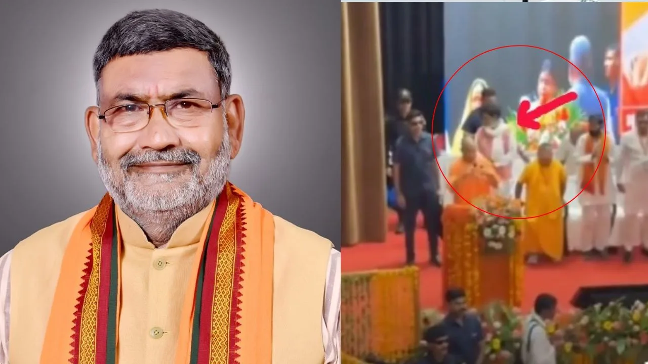 मंच के दौरान का नजारा