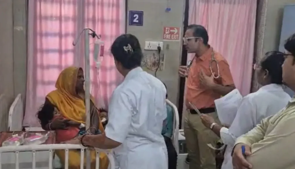 Damoh Sulphas Gas Leak