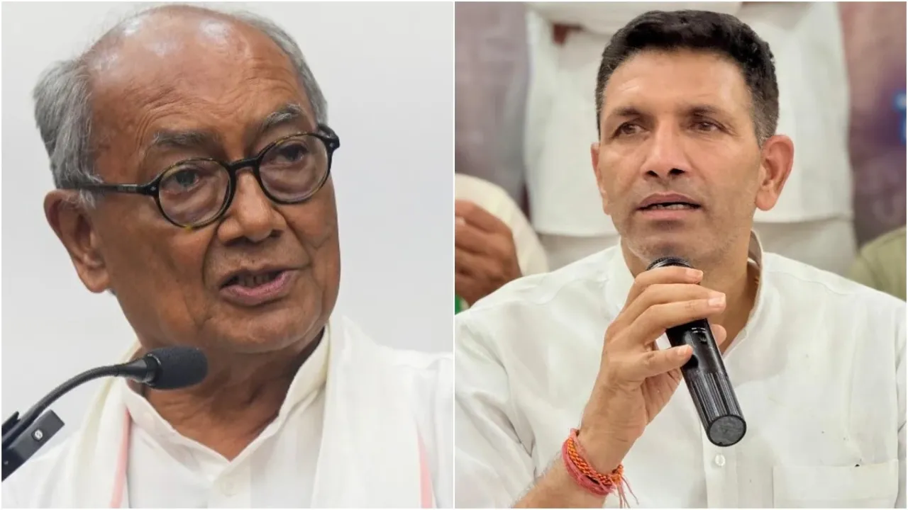 Jitu Patwari, Digvijaya Singh