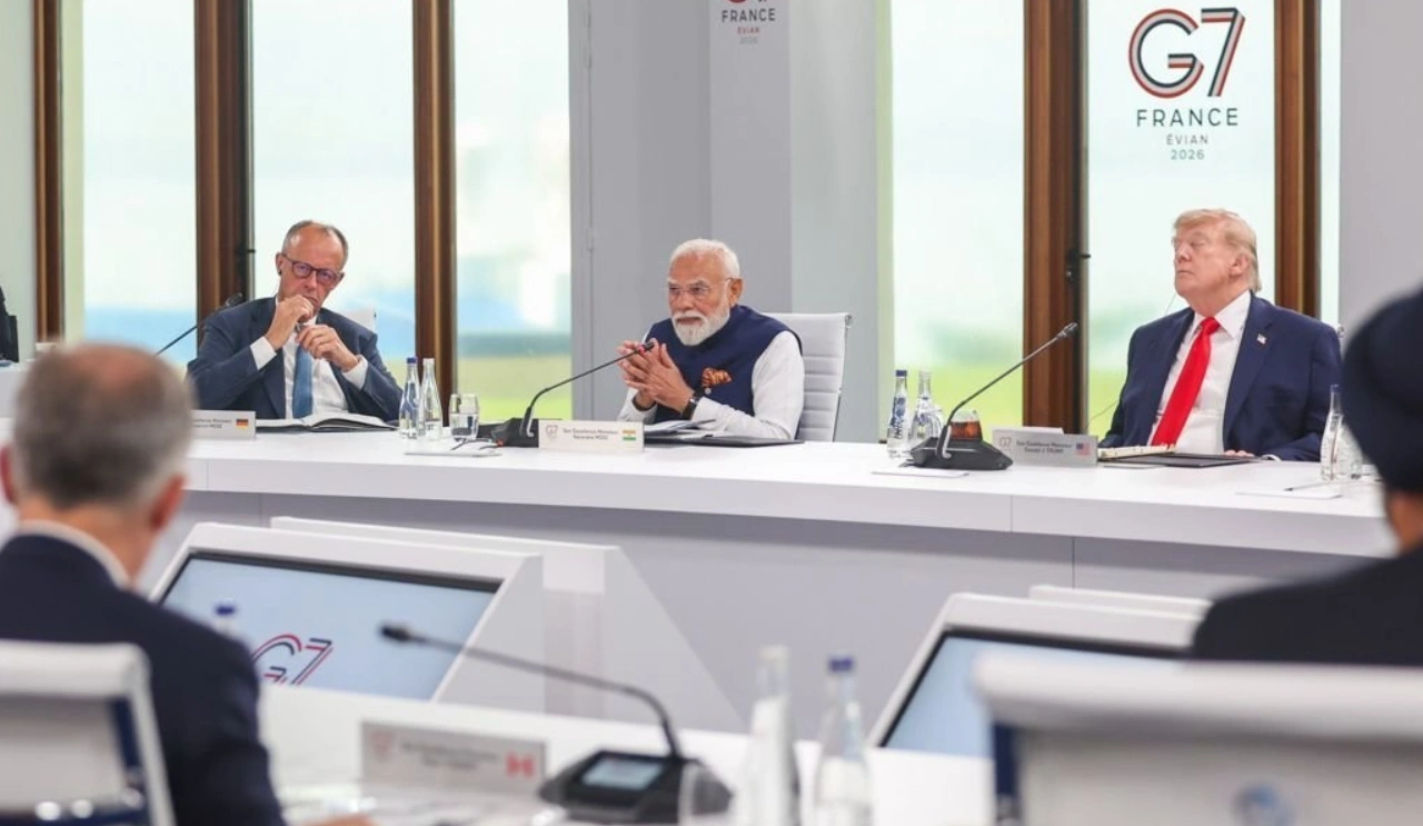 Modi Trump G7 Meeting