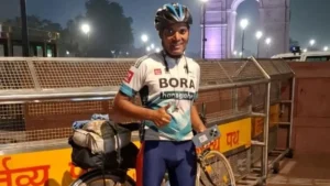 Santosh Gupta cyclist