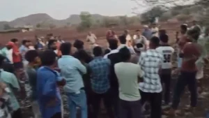 The police arrived in Jhabua after two children drowned in a well.