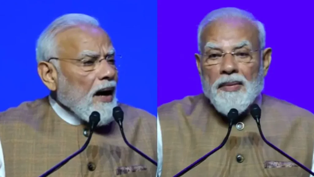 PM Modi addressed the Indian community in Paris.
