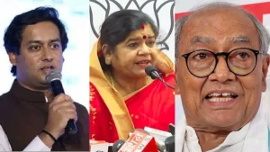 Jaivardhan Singh, Imarti Devi, Digvijaya Singh (File Photo)