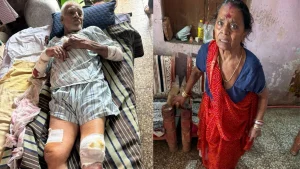 Miscreants barged into a house in Dhar and attacked an elderly couple.