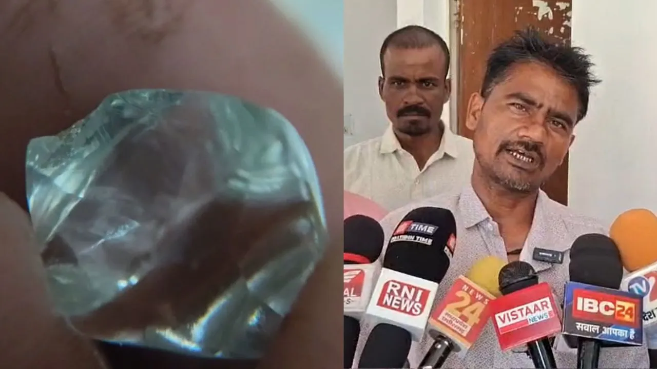 In Panna, a labourer found a diamond worth Rs 30 lakh in the mine.