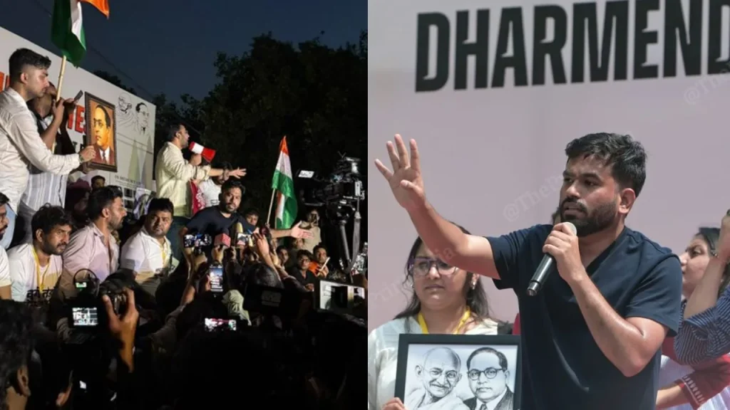 कॉकरोच जनता पार्टी प्रदर्शन