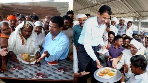 Damoh Collector Pratap Narayan Yadav surprise inspection grain market reprimanded responsible for mismanagement