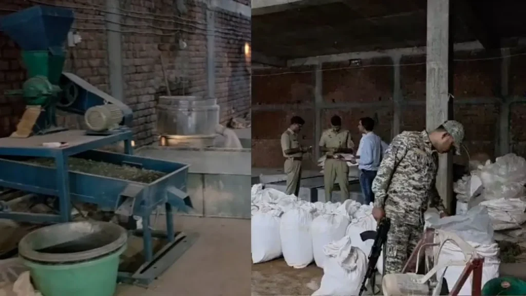 durg Police bust illegal gutkha manufacturing factory