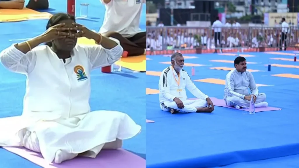 international yoga day, jabalpur, President Droupadi Murmu