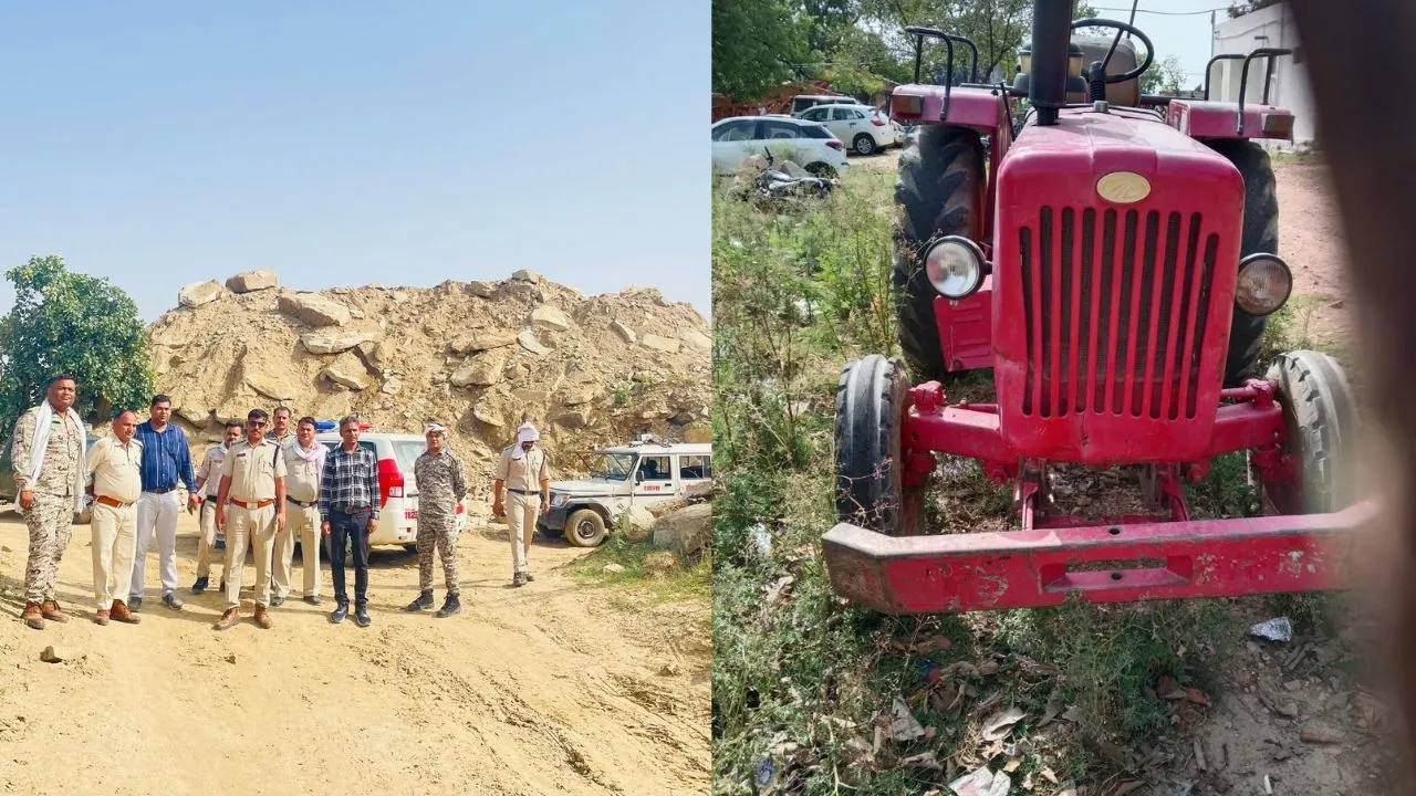 morena police taken action over blasting for illegal mining