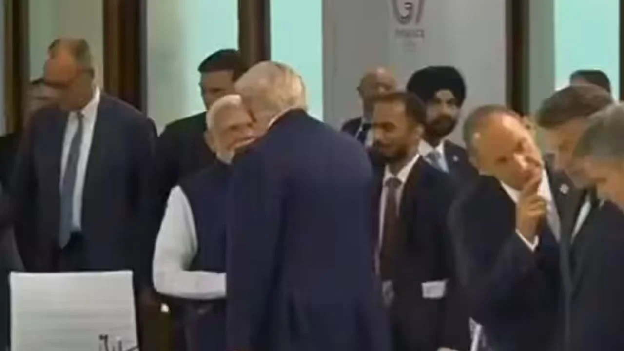 पीएम मोदी और ट्रंप की मुलाकात
