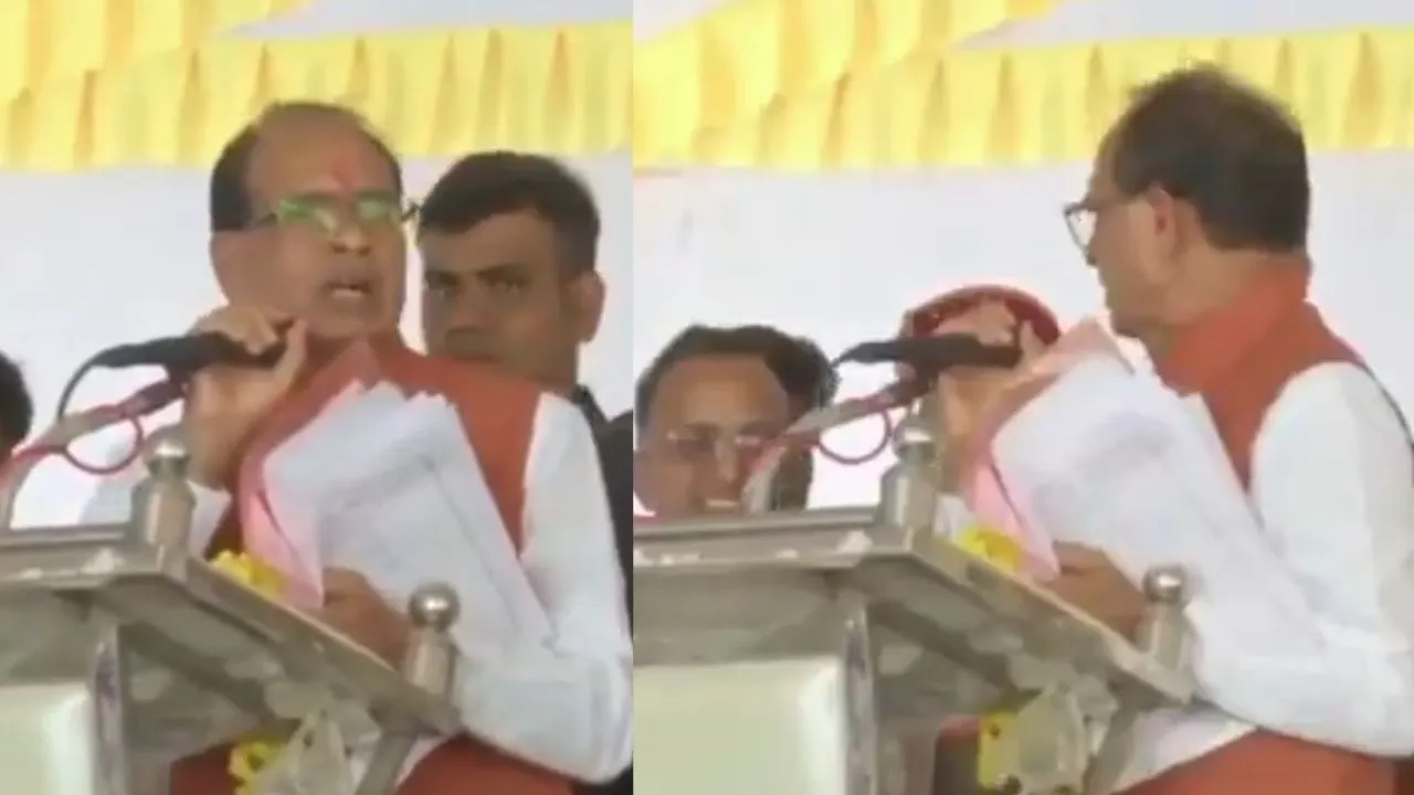 raisen Union Agriculture Minister Shivraj Singh Chouhan reprimanded the stage anchor