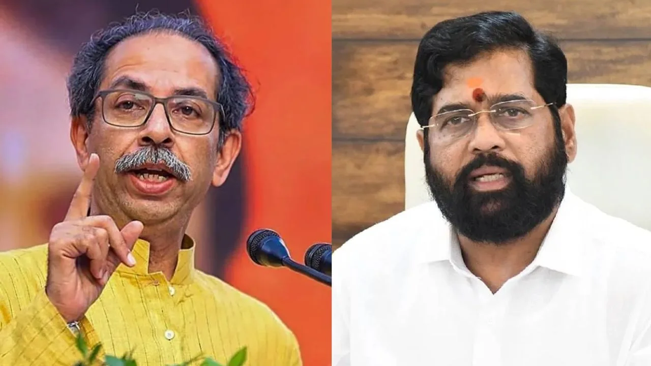 उद्धव ठाकरे और एकनाथ श‍िंदे