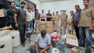 Accused arrested with the items.