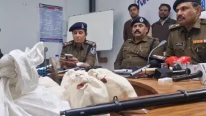 Police press conference on the fake drugs case
