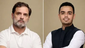 Rahul Gandhi and Kartikeya Chauhan