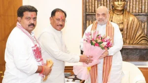 CM Vishnudev Sai met Home Minister Amit Shah in Delhi.