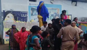 Ambedkar statue clash in Deoria