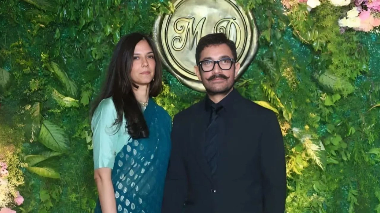 Gauri Spratt and Aamir Khan