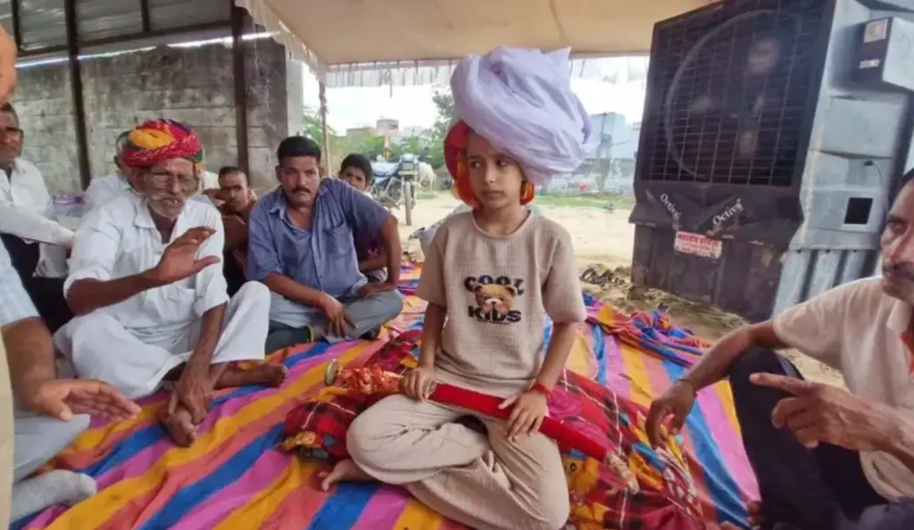 Pag Dastur ceremony of 10-year-old Bhavika Kanwar