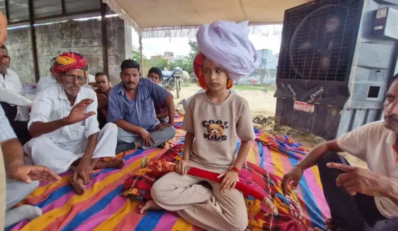 Pag Dastur ceremony of 10-year-old Bhavika Kanwar