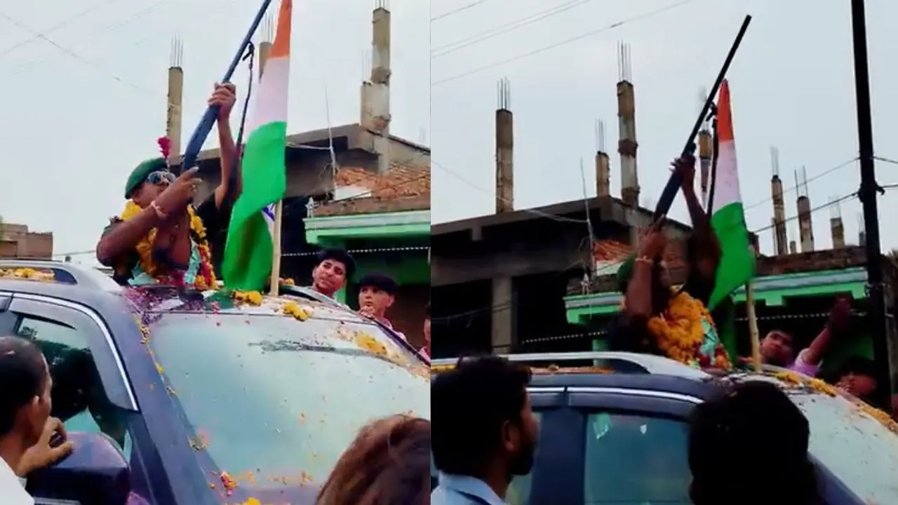 In Morena, an army subedar opened fire after retirement.