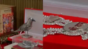 The trust released a video of the items that were claimed to have been stolen.